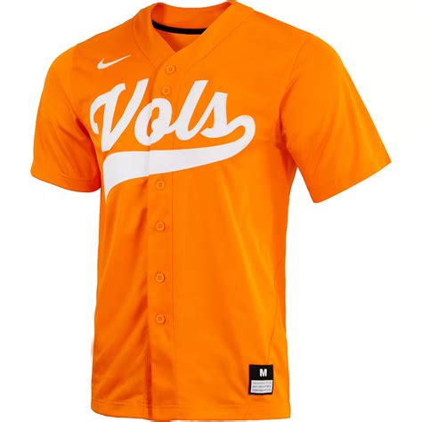 nike men's university of tennessee baseball replica jersey|nike tennessee volunteers jersey.